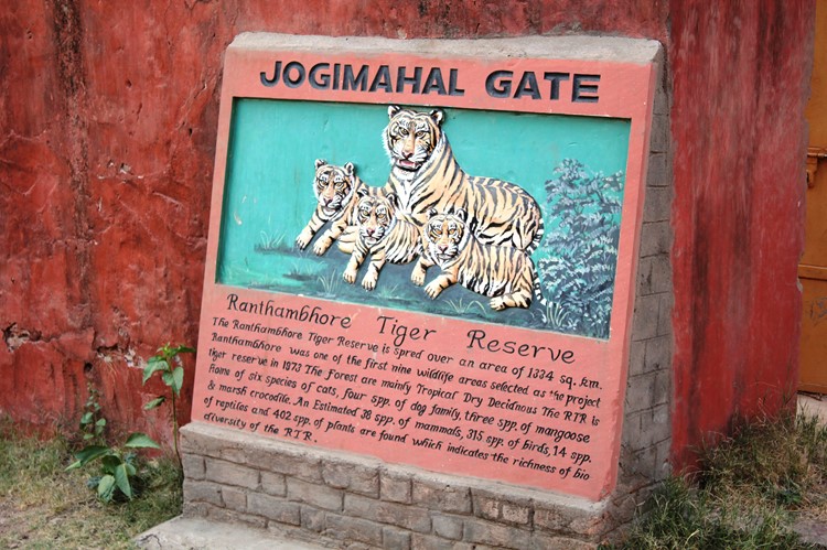 Jogimahal Gate in Ranthambhore Nationaal Park