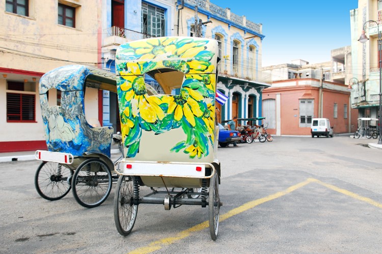 bicitaxi's in Camagüey, Cuba
