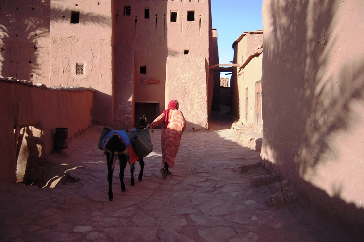 De straatjes van Aït Ben-Haddou - Marokko