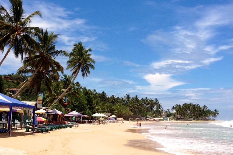 Mirissa strand - reis Sri Lanka