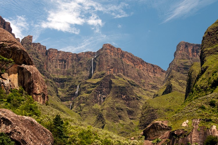 Drakensbergen, Royal Natal Nationaal Park, reis Zuid-Afrika